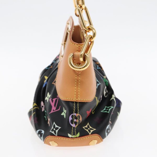 LOUIS VUITTON Monogram Multicolor Judy PM Hand Bag 2Way Black M40258 Auth 90292A For Sale