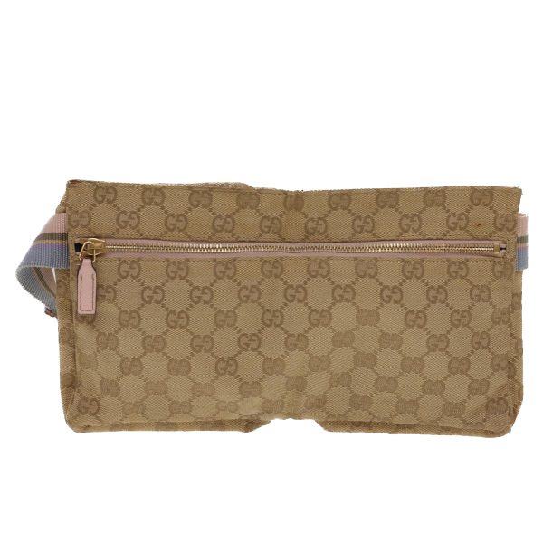 GUCCI GG Canvas Waist bag Beige 28566 rd4879 Online now