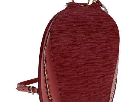 LOUIS VUITTON Epi Mabillon Backpack Castilian Red M52237  ar12715 Online Hot Sale