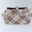 BURBERRY Nova Check Blue Label Shoulder Bag Nylon RedNew yk11525 For Discount