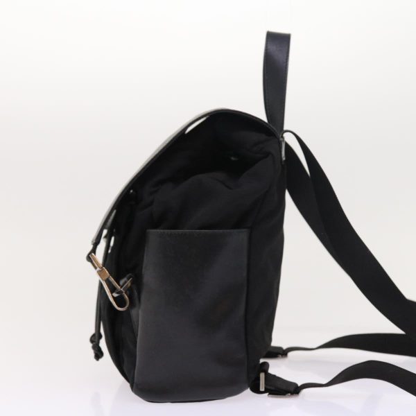 GUCCI Backpack Nylon Canvas Black 003 0233 2123 bs8250 Supply