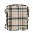 BURBERRY Nova Check Blue Label Shoulder Bag Nylon Leather Beige BlackNew 53717 For Cheap