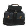 GUCCI Bamboo Backpack Suede Black 003 0016 0 66025 For Sale