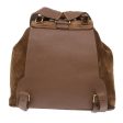 GUCCI Bamboo Backpack Suede Brown ar10105 Hot on Sale