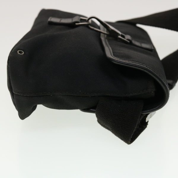 GUCCI Waist Bag Canvas Black 92543 bs5795 Hot on Sale