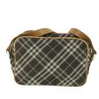 BURBERRY Nova Check Blue Label Shoulder Bag Nylon BrownNew ki3635 Online now