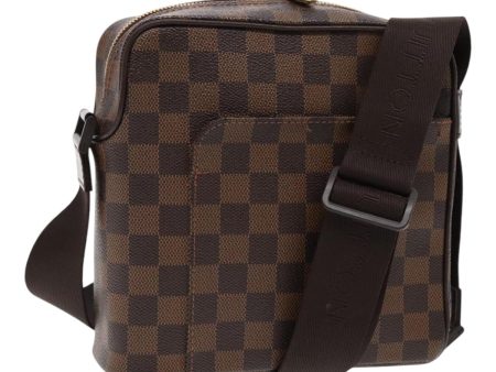 LOUIS VUITTON Damier Ebene Olaf PM Shoulder Bag N41442  95495 Hot on Sale