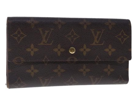 LOUIS VUITTON Monogram Portefeuille International Wallet M61217  bs18708 Fashion