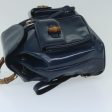 GUCCI Bamboo Backpack Enamel Navy 003 2058 0016 5 60145 Online Sale