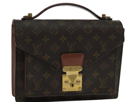 LOUIS VUITTON Monogram Monceau 26 Shoulder Bag M51187  bs18686 Fashion