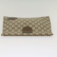 GUCCI GG Canvas Clutch Bag PVC Leather Beige 67-039-5229 yk8304 Fashion