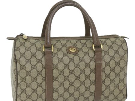 GUCCI GG Supreme Boston Bag PVC Leather Beige 002 123 6842 ep2577 Supply