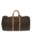 LOUIS VUITTON Monogram Keepall 55 Boston Bag M41424  94824 For Cheap