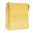 LOUIS VUITTON Monogram Vernis Motto Pouch Lime Yellow M91059  94362 Sale