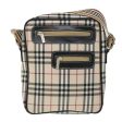 BURBERRY Nova Check Blue Label Shoulder Bag Nylon Leather Beige BlackNew 53717 For Cheap