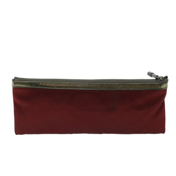 BURBERRY Clutch Bag Satin RedNew bs8238 Sale