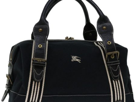 BURBERRY Blue Label Hand Bag Canvas BlackNew hk1142 Online