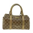 GUCCI GG Crystal Boston Bag Gold 193604 40076 Hot on Sale