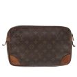 LOUIS VUITTON Monogram Compiegne 28 Clutch Bag M51845  94322 Hot on Sale