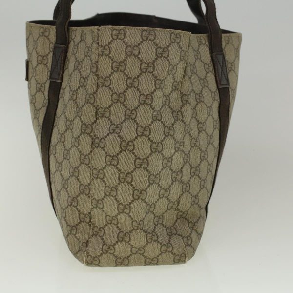 GUCCI GG Canvas Tote Bag Coated Canvas Beige 141624 58802 For Discount