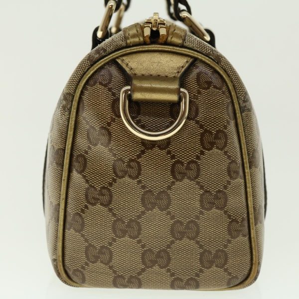 GUCCI GG Crystal Boston Bag Gold 193604 40076 Hot on Sale