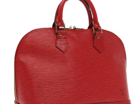 LOUIS VUITTON Epi Alma Hand Bag Castilian Red M52147  95958 Online Hot Sale