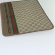 GUCCI GG Supreme Web Sherry Line Briefcase Beige Red Green 89 02 060 tb936 For Sale