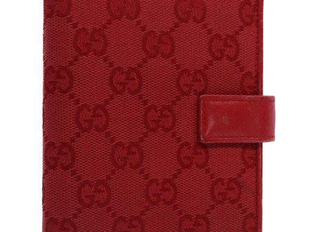 GUCCI GG Canvas Mini Day Planner Cover Red 031.2031.1014 am4916 Online Sale