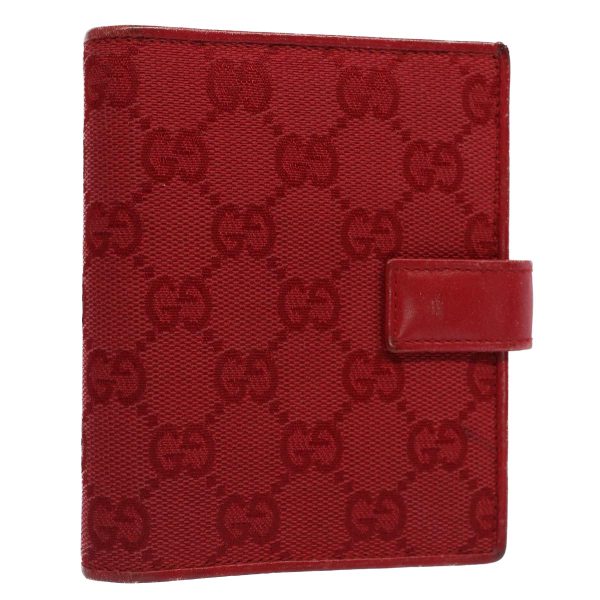 GUCCI GG Canvas Mini Day Planner Cover Red 031.2031.1014 am4916 Online Sale