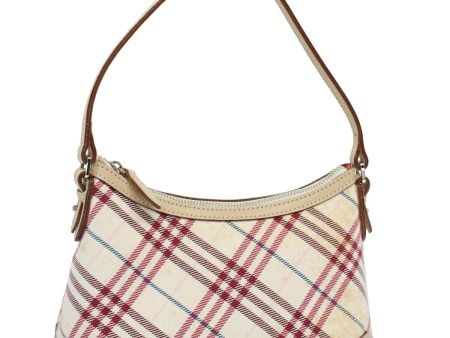 BURBERRY Nova Check Blue Label Accessory Pouch Canvas BeigeNew bs8753 For Discount