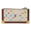 LOUIS VUITTON Monogram Multicolor Pochette Cles Purse White M92655 Auth 94730 Online Hot Sale