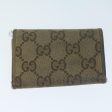 GUCCI GG Canvas Key Case Leather 5Set Beige Black pink bs11213 on Sale