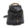 GUCCI Bamboo Backpack Leather Black 003 1956 0030 ep2532 Discount