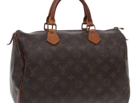 LOUIS VUITTON Monogram Speedy 30 Hand Bag M41526  95558 Cheap