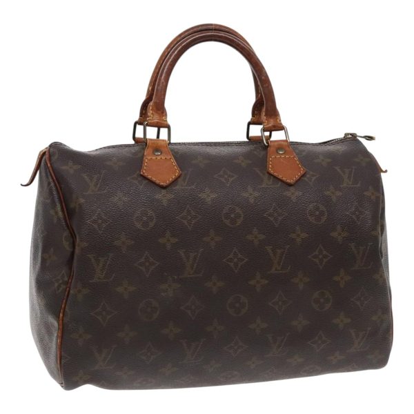 LOUIS VUITTON Monogram Speedy 30 Hand Bag M41526  95558 Cheap