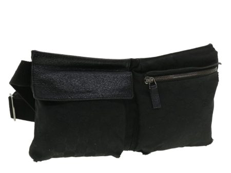 GUCCI GG Canvas Waist bag Black 28566 39289 For Sale