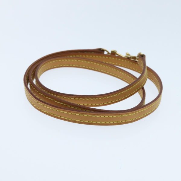 LOUIS VUITTON Shoulder Strap Leather 42.5   Beige  92748 Online now