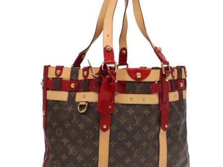 LOUIS VUITTON Monogram Ruby Salina MM Tote Bag Red M95611  bs18075 Sale