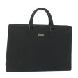 BURBERRY Briefcase Leather BlackNew ep2580 For Cheap