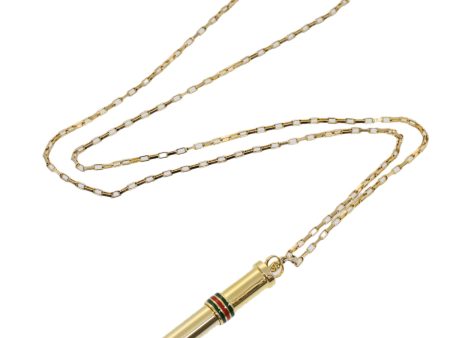 GUCCI Necklace Gold Tone am5166 Supply