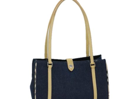 BURBERRY Blue Label Hand Bag Canvas NavyNew ep3769 For Discount