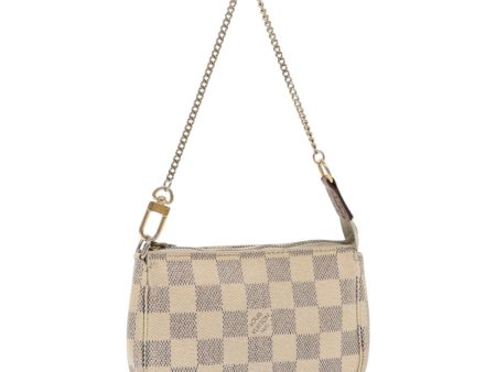 LOUIS VUITTON Damier Azur Mini Pochette Accessoires Pouch N63005  bs18734 Online Sale