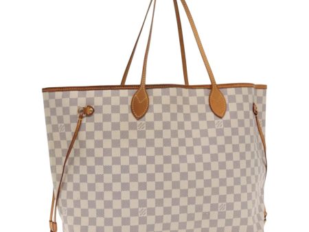 LOUIS VUITTON Damier Azur Neverfull GM Tote Bag N41360  95207 Discount