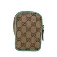 GUCCI GG Canvas Cigarette Case Beige Light Blue 115249 tb678 For Discount