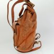 GUCCI Bamboo Backpack Suede Leather Orange th3041 Online