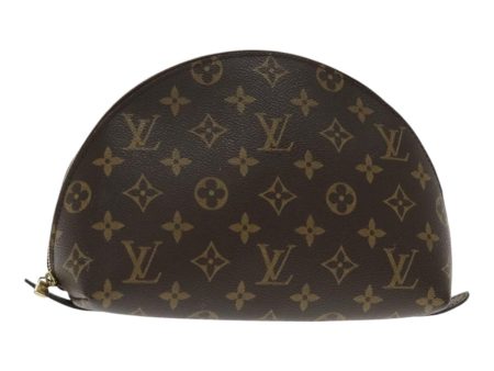 LOUIS VUITTON Monogram Trousse Demi Ronde Cosmetic Pouch M47520  94327 Sale