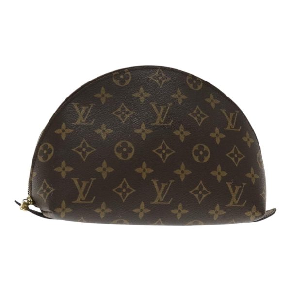 LOUIS VUITTON Monogram Trousse Demi Ronde Cosmetic Pouch M47520  94327 Sale