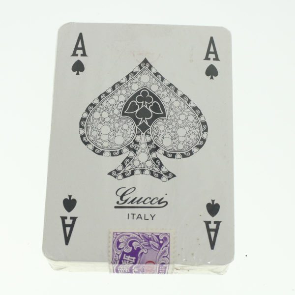 GUCCI Playing Cards Purple Black 45015 For Cheap