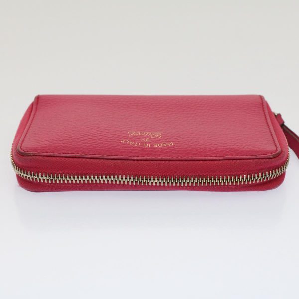 GUCCI Swing Wallet Leather Pink 354497 am4913 For Discount