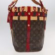 LOUIS VUITTON Monogram Ruby Salina MM Tote Bag Red M95611  bs18075 Sale